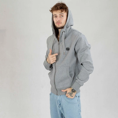 Bluza Pit Bull Hoodie Zip Small Logo ciemno szara