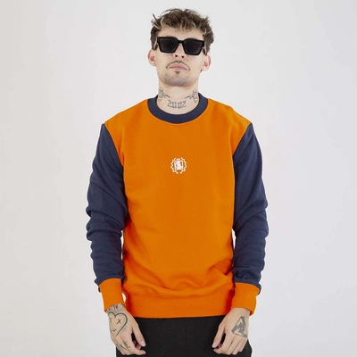 Bluza Diil Crewneck Small Double pomarańczowa granatowa