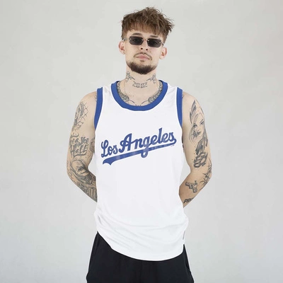 Tank Top 47 Brand MLB Los Angeles Dodgers Imprint 661473 biały