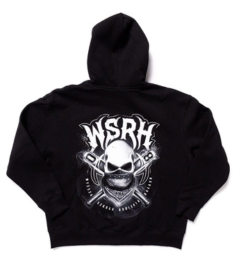 Bluza WSRH Hoodie ZIP Skull czarna