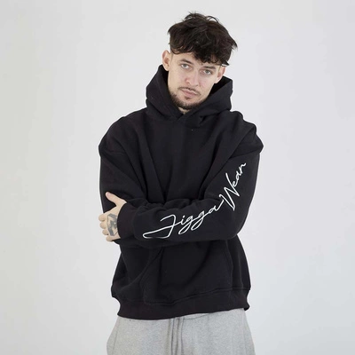 Bluza Jigga Wear Hoodie Baggy Written Tag czarna