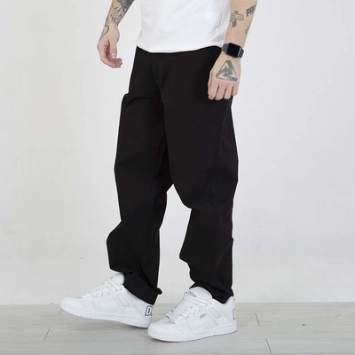 Spodnie Regular Prosto Petrol czarne