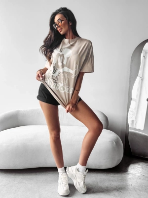 Koszulka Olavoga Besco beżowa