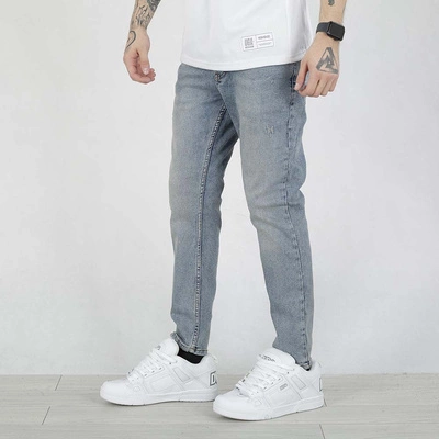 Spodnie I8 Denim SKIN09 Skinny niebieskie