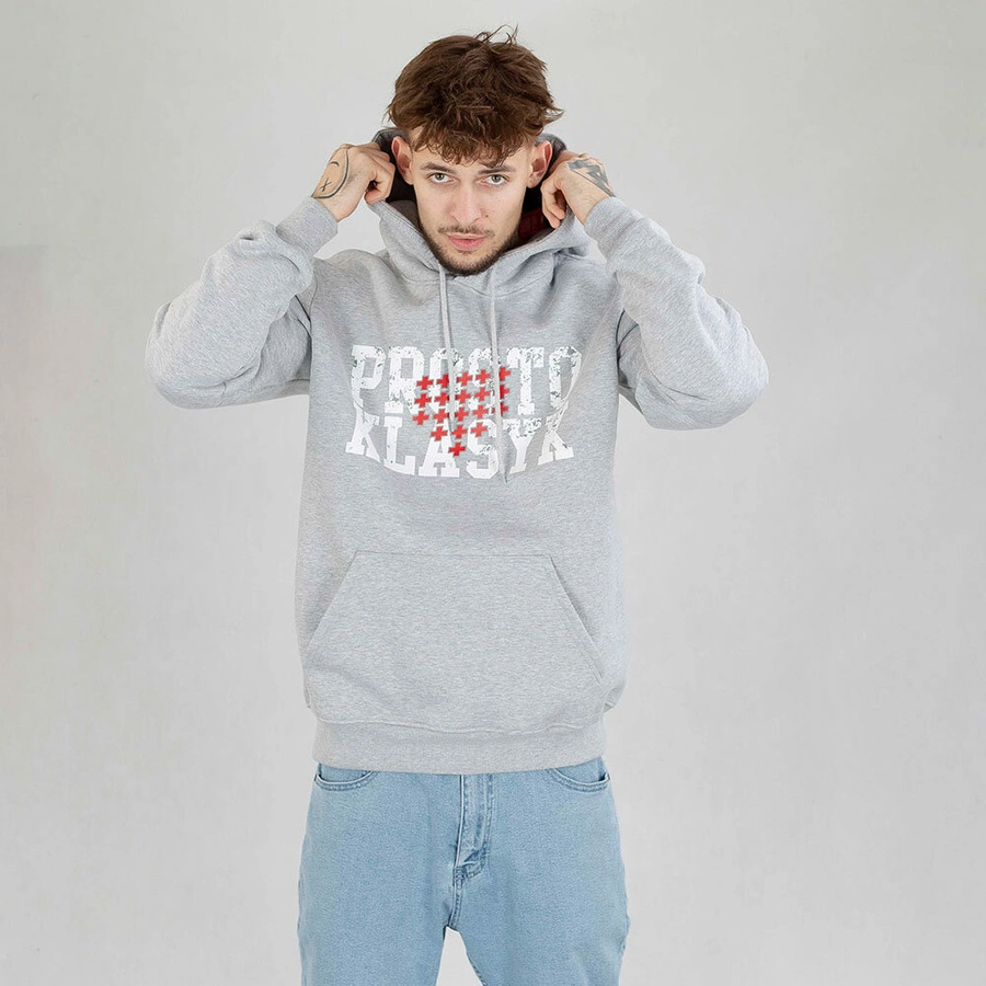 Bluza Prosto Hoodie Ferras szara