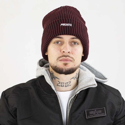 Czapka Zimowa Prosto Ultra bordowa
