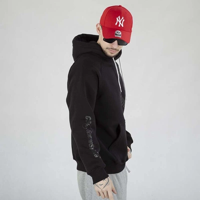 Bluza Hoodie Ciemna Strefa CS Reglan cała czarna