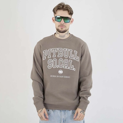 Bluza Pit Bull Crewneck So Cal szarobrązowa