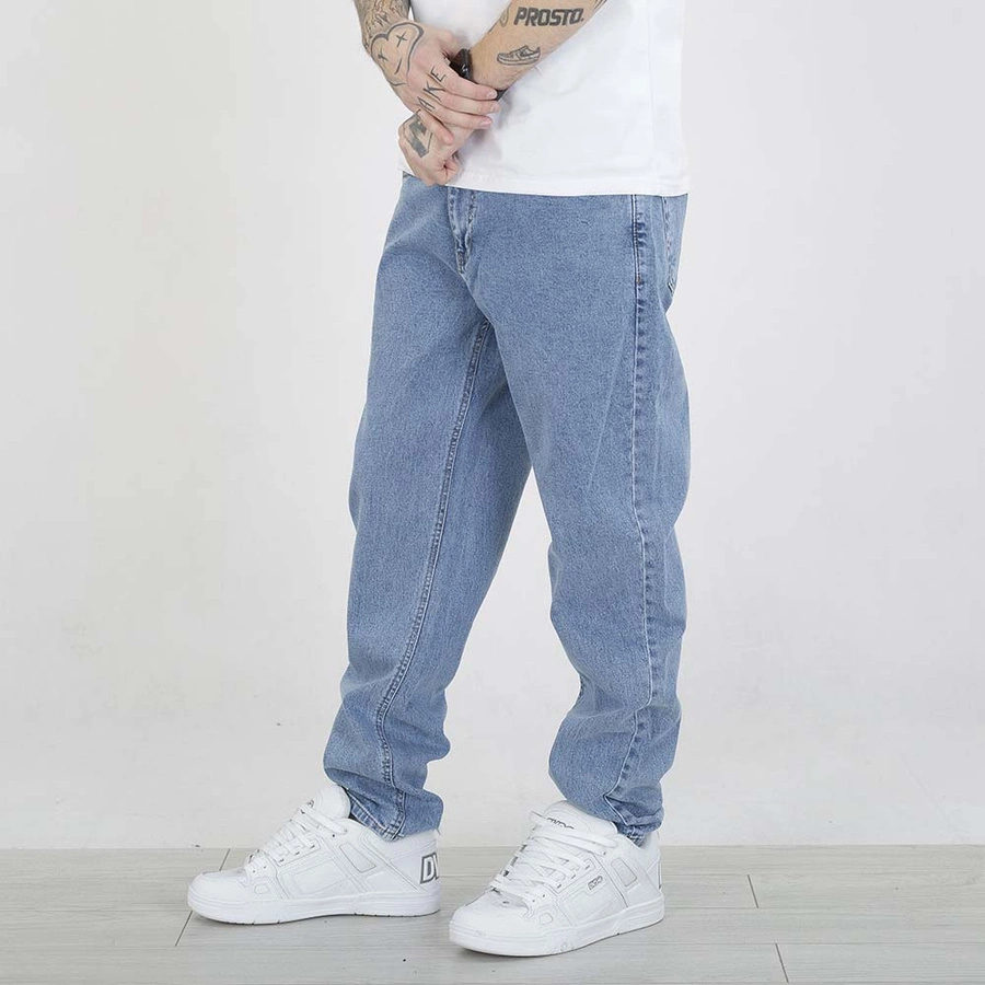 Spodnie I8 Denim STR05 jasne niebieskie