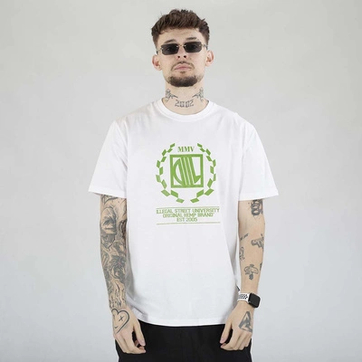 Koszulka Diil Laur biała zielona