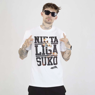 Koszulka Motive Nie Ta Liga Smoke biała