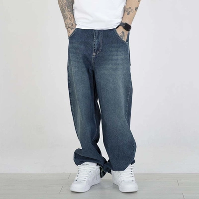 Spodnie Baggy I8 Denim BAG102 ciemne niebieskie