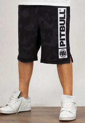 Spodenki Pit Bull Sublimated Performance Shorts Hilltop czarne