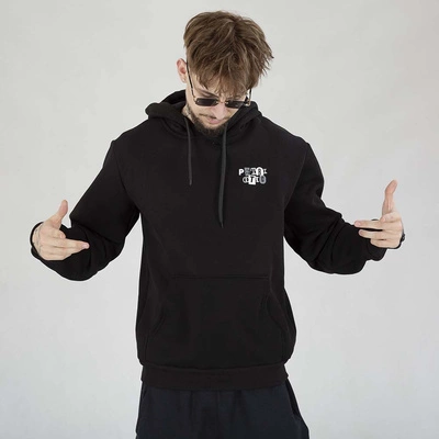 Bluza Patriotic Hoodie Baggy Ransom Note czarna