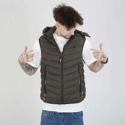 Bezrękawnik I8 Denim Hoodie khaki