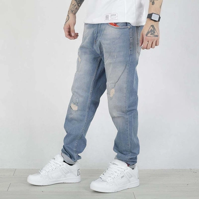 Spodnie I8 Denim BOY47 jasne niebieskie