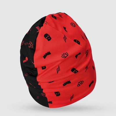 Czapka Zimowa Chada Proceder Logo Mini czarno czerwona