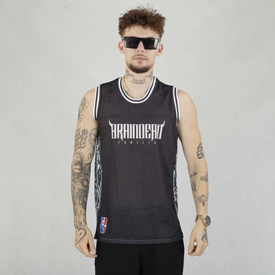 Tank Top Brain Dead Familia Basketball Horns czarny