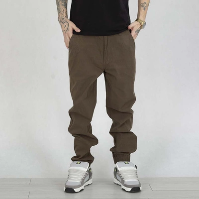 Spodnie Jogger Chino Prosto Geepz khaki