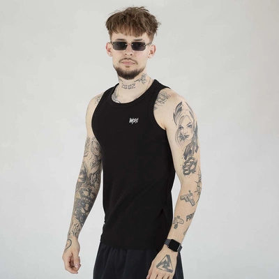 Tank Top Mass Signature Patch czarny