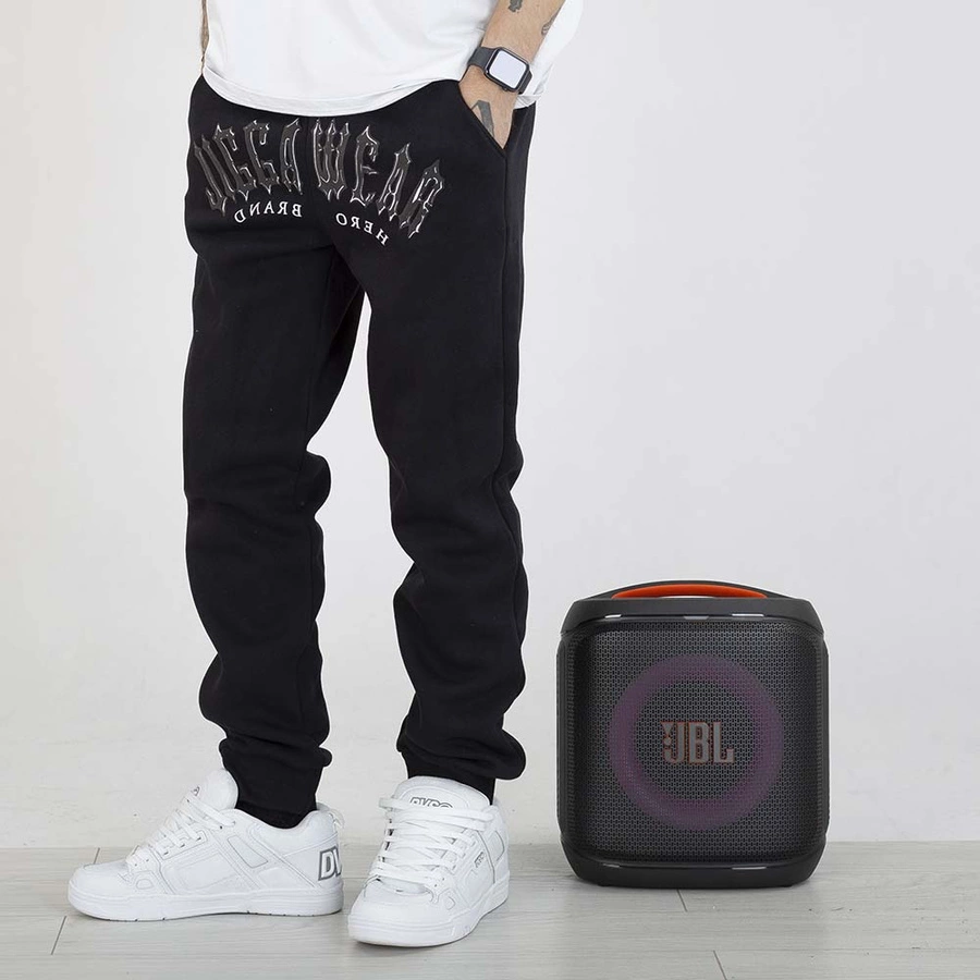 Spodnie Dresowe Jigga Wear Trap Logo czarne