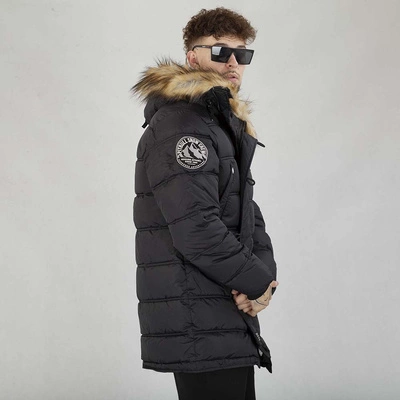 Kurtka Zimowa Parka Pit Bull Kingston czarna