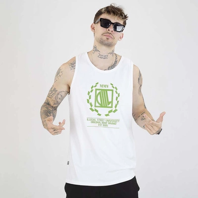 Tank Top Diil Laur biały zielony