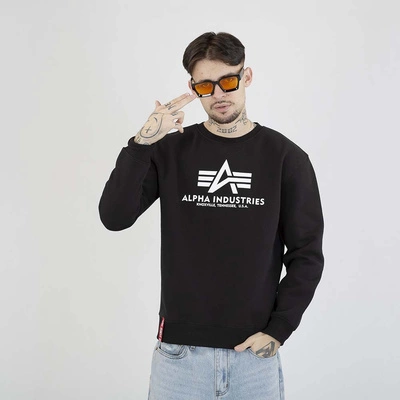 Bluza Alpha Industries Crewneck Basic 178302 czarna