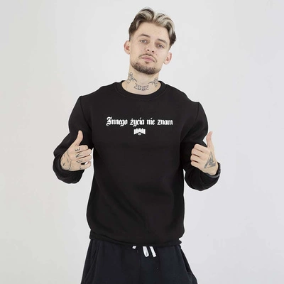 Bluza Chada Crewneck Innego Życia Nie Znam czarna