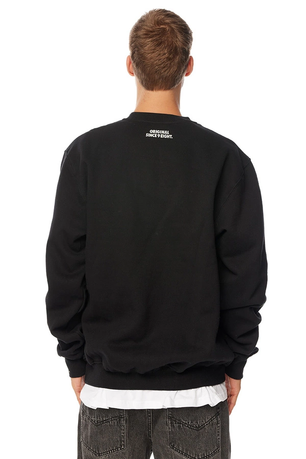 Bluza Mass Crewneck Patch czarna