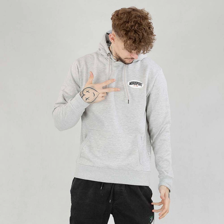 Bluza Hoodie Moro Sport MOROSPORT Elipse szara