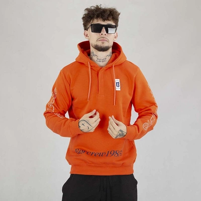 Bluza Hoodie Biuro Ochrony Rapu 1985 Pomarańczowa