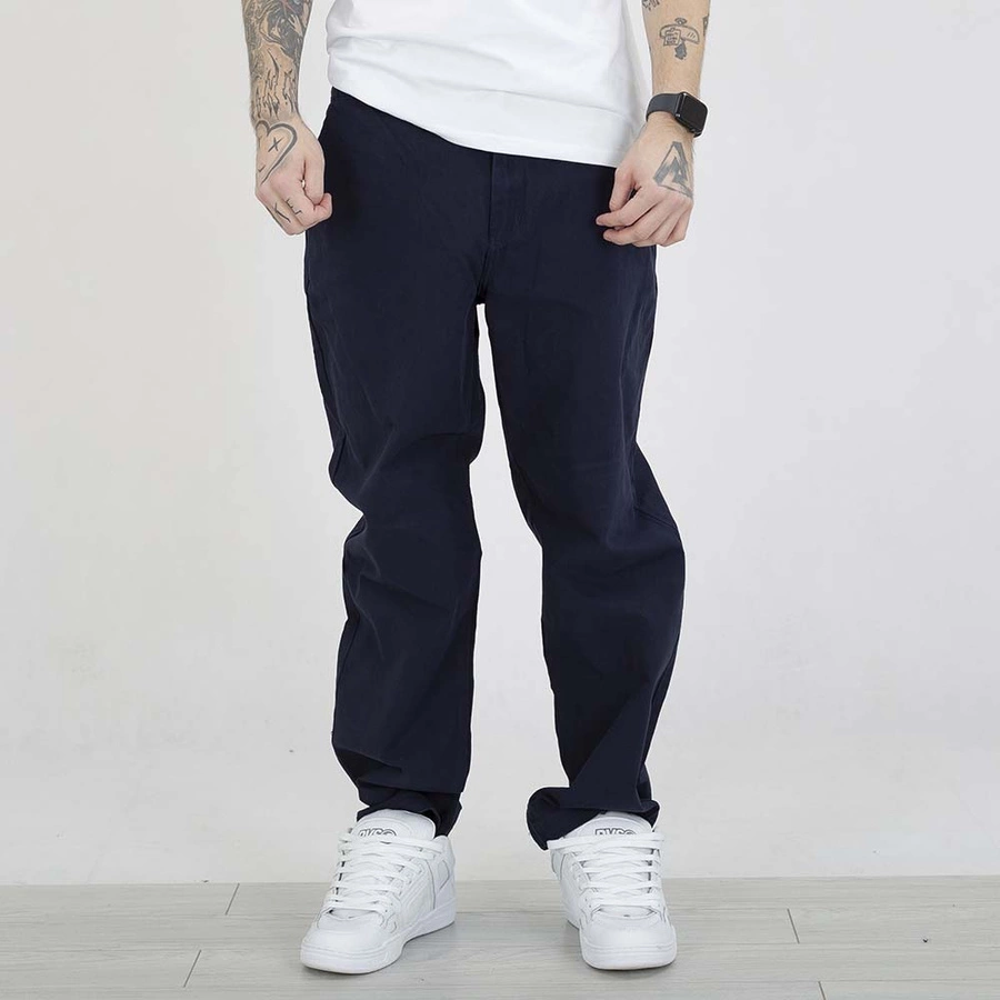 Spodnie Regular Prosto Petrol granatowe