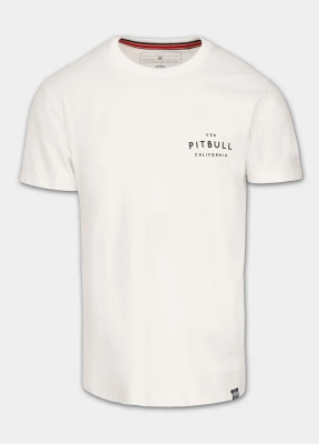 Koszulka Pit Bull Slim Fit USA Cal biała