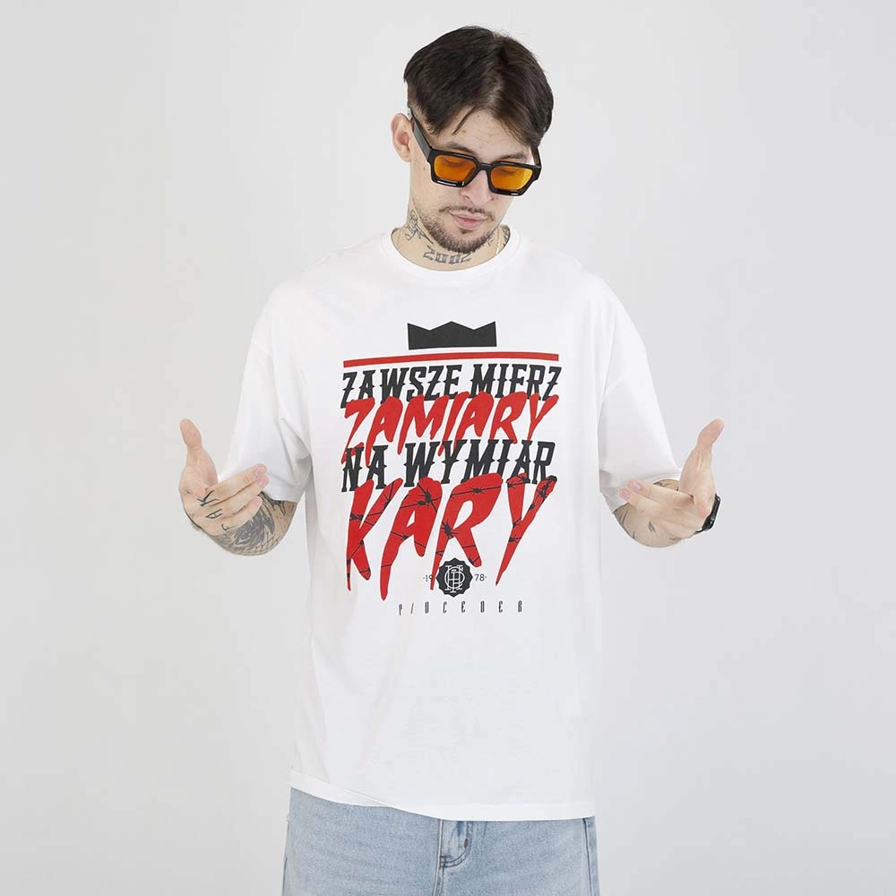 Koszulka Chada Wymiar Kary biała