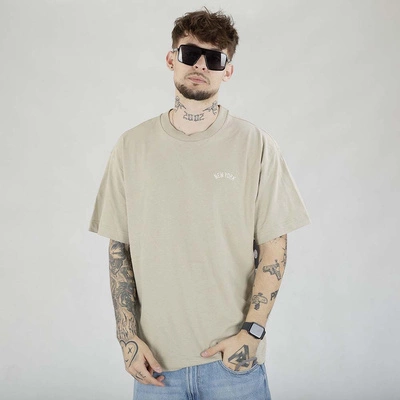 T-shirt 47 Brand MLB New York Yankees Sandstone Postered piaskowy