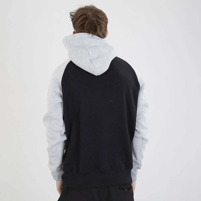 Bluza Diil Hoodie Reglan czarna szara