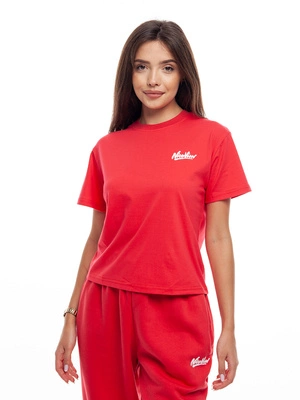 Koszulka Nice View Brand Small czerwona