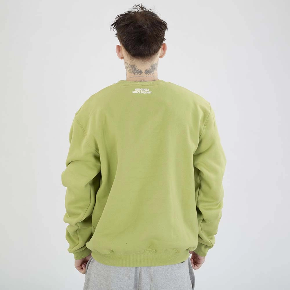 Bluza Mass Crewneck Patch oliwkowa