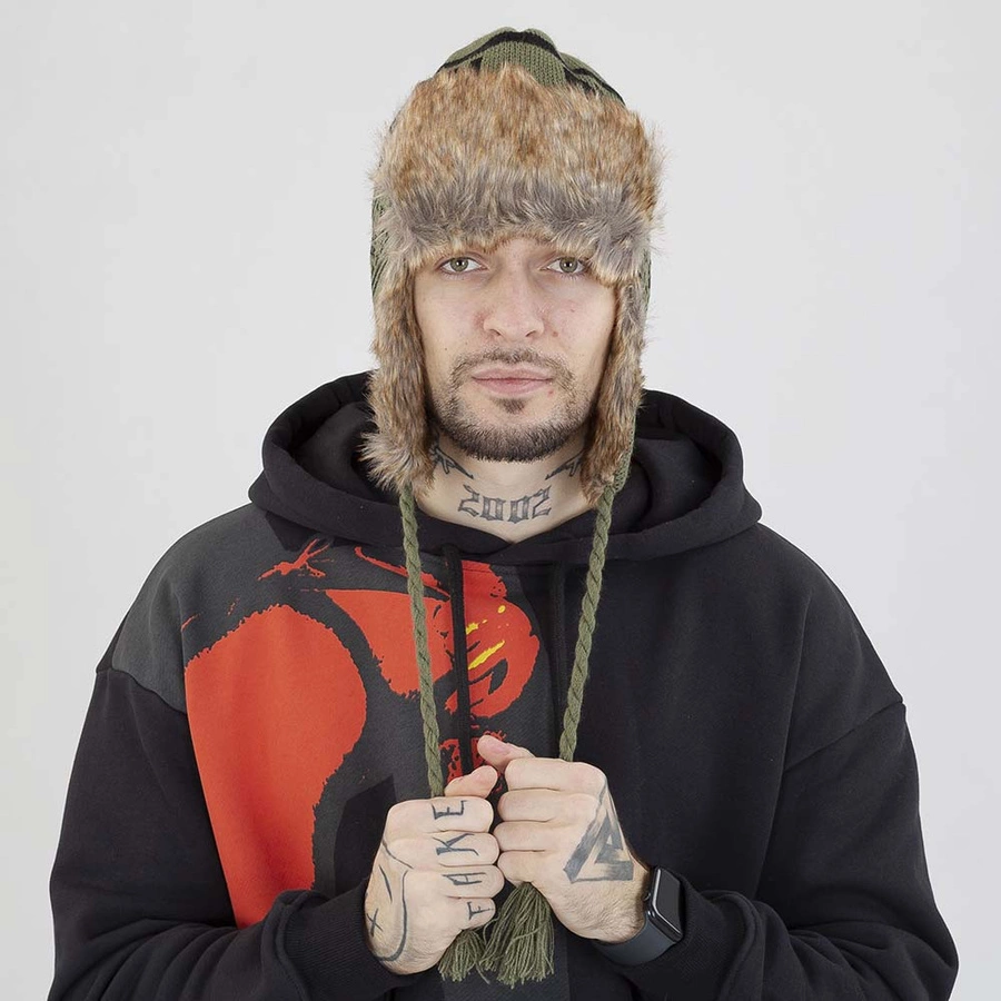 Czapka zimowa Pit Bull Mission Bay oliwkowa