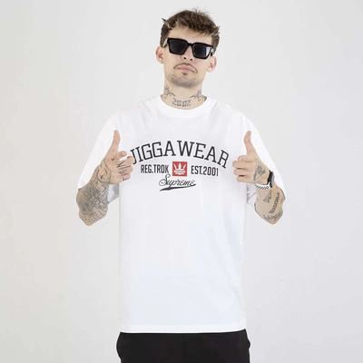 Koszulka Jigga Wear Oversize Trademark biała