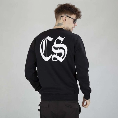 Bluza Crewneck Ciemna Strefa Gotyk 2 czarno biała