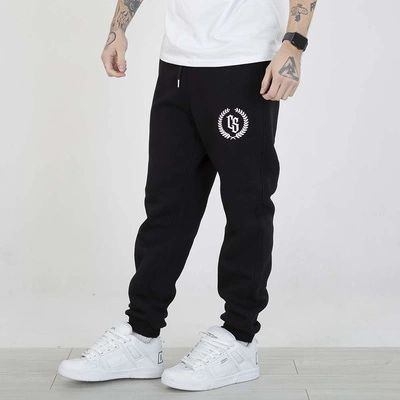 Spodnie dresowe Ciemna Strefa CS Laur czarne białe