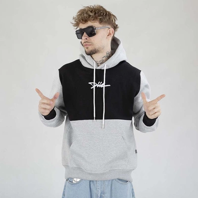 Bluza Diil Hoodie Cut szara czarna