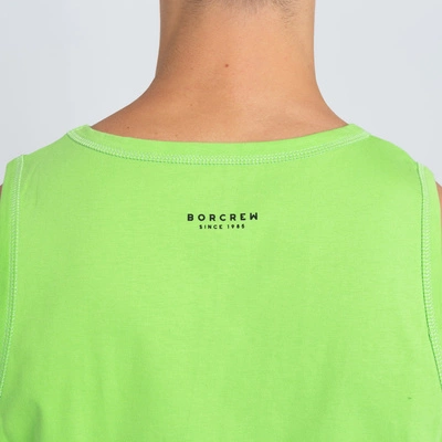 Biuro Ochrony Rapu BORCREW CLASSIC Tank Top Zielony Neon