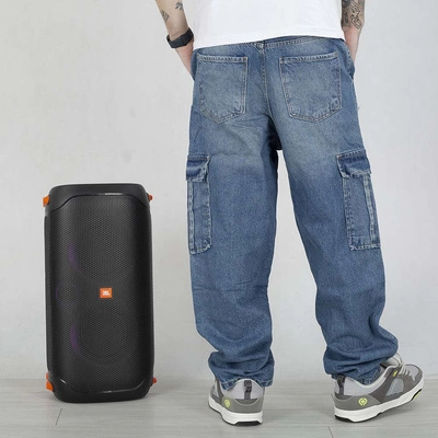 Spodnie Baggy I8 Denim BAG38 niebieskie