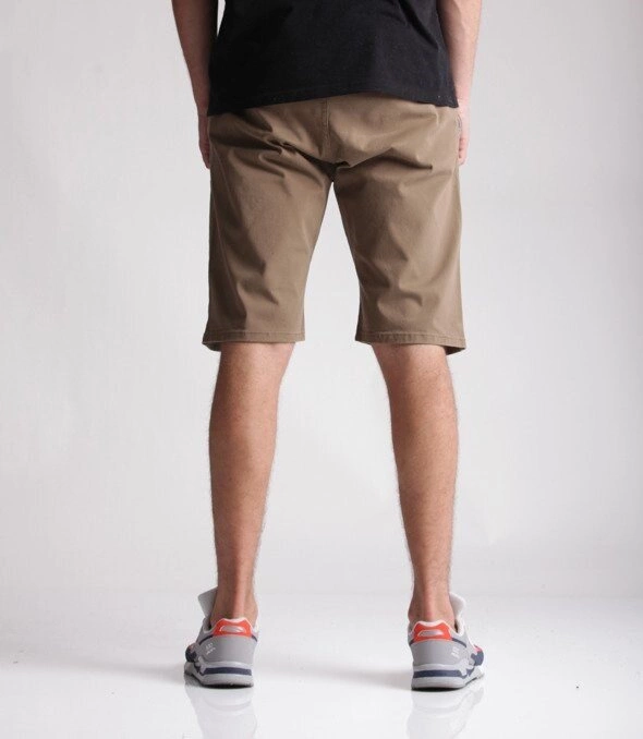 Mass Chino Classics Straight Fit Spodnie Krótkie Beige