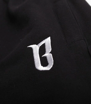 Biuro Ochrony Rapu CLASSIC BORCREW Krótkie Spodnie Dresowe Czarny