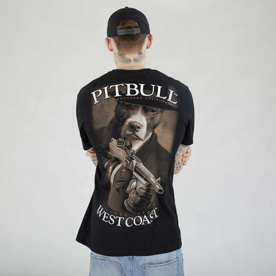 Koszulka Pit Bull Tommy Gun czarna