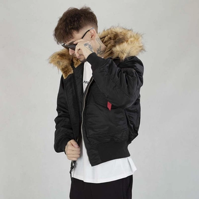 Kurtka Alpha Industries 45P Hooded Custom 113145 czarna